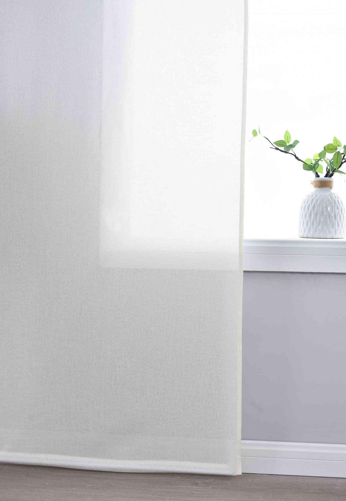 VORHANG 2ER SET »Leipzig« HxB 245x60 cm Natur - Naturfarben, Textil (60/245cm) - Gardinenbox