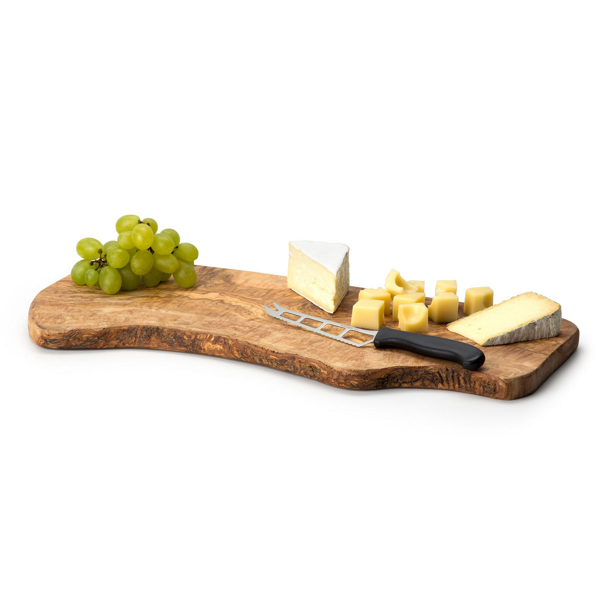 SCHNEIDEBRETT Naturform - Braun, Holz (20/53cm) - Continenta