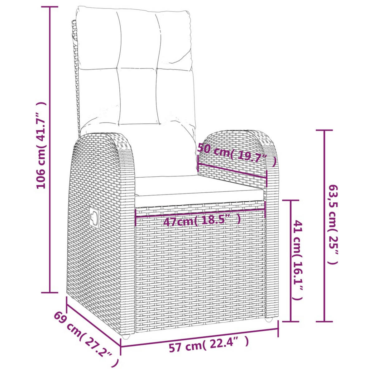 GARTEN-ESSGRUPPE 11Er Set Mit Kissen Schwarz Poly Rattan - Schwarz, Kunststoff - vidaXL