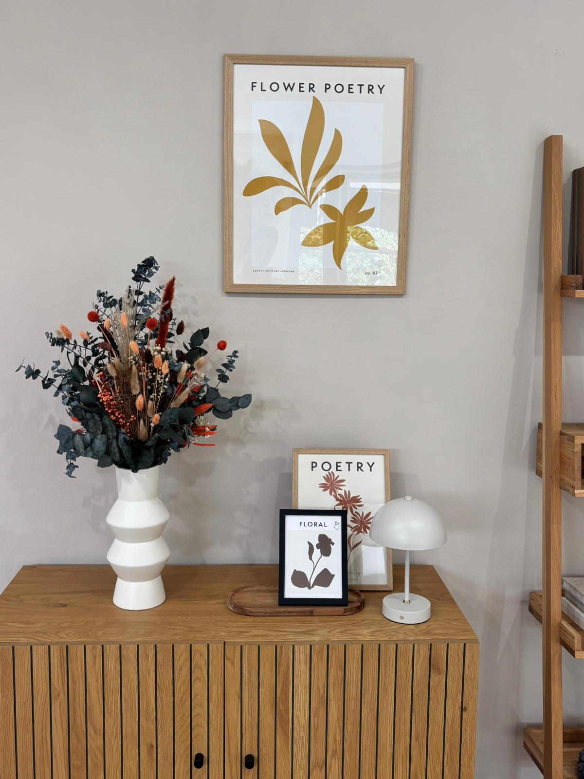 TOUCH of Autumn - Trockenblumenstrauß - 50 cm - Naturfarben, Naturmaterialien (50cm) - Lykke & You