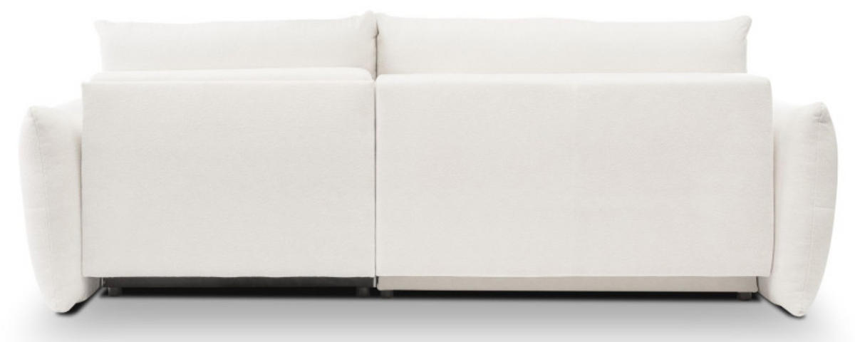 ECKSOFA Creme BOSE Mit Schlaffunktion Links - Creme/Weiß, Textil (257/177cm) - Sepro Meble