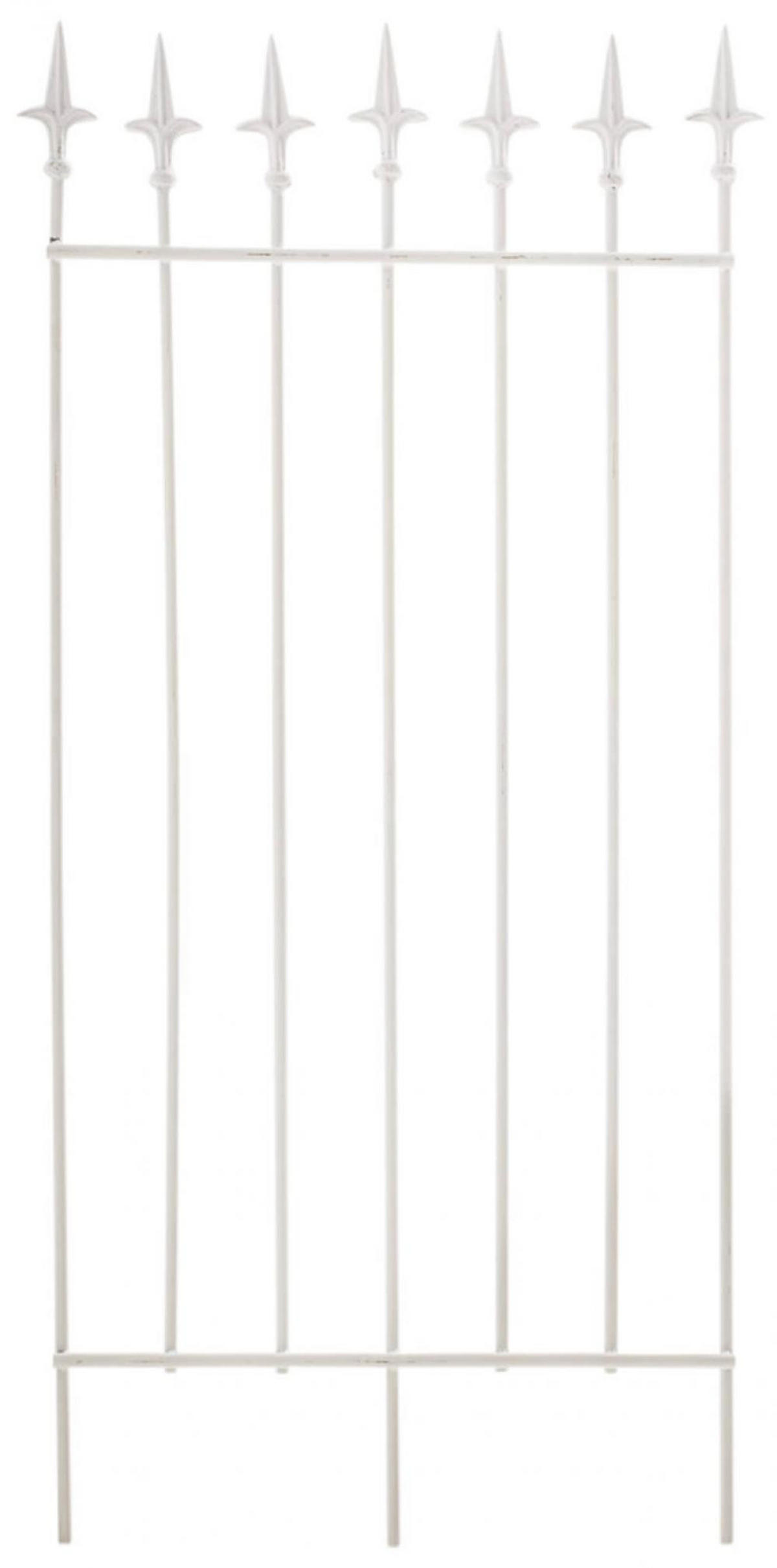 RANKGITTER 2er Set Metall weiß - Weiß, Metall (50/100/0.7cm) - CLP