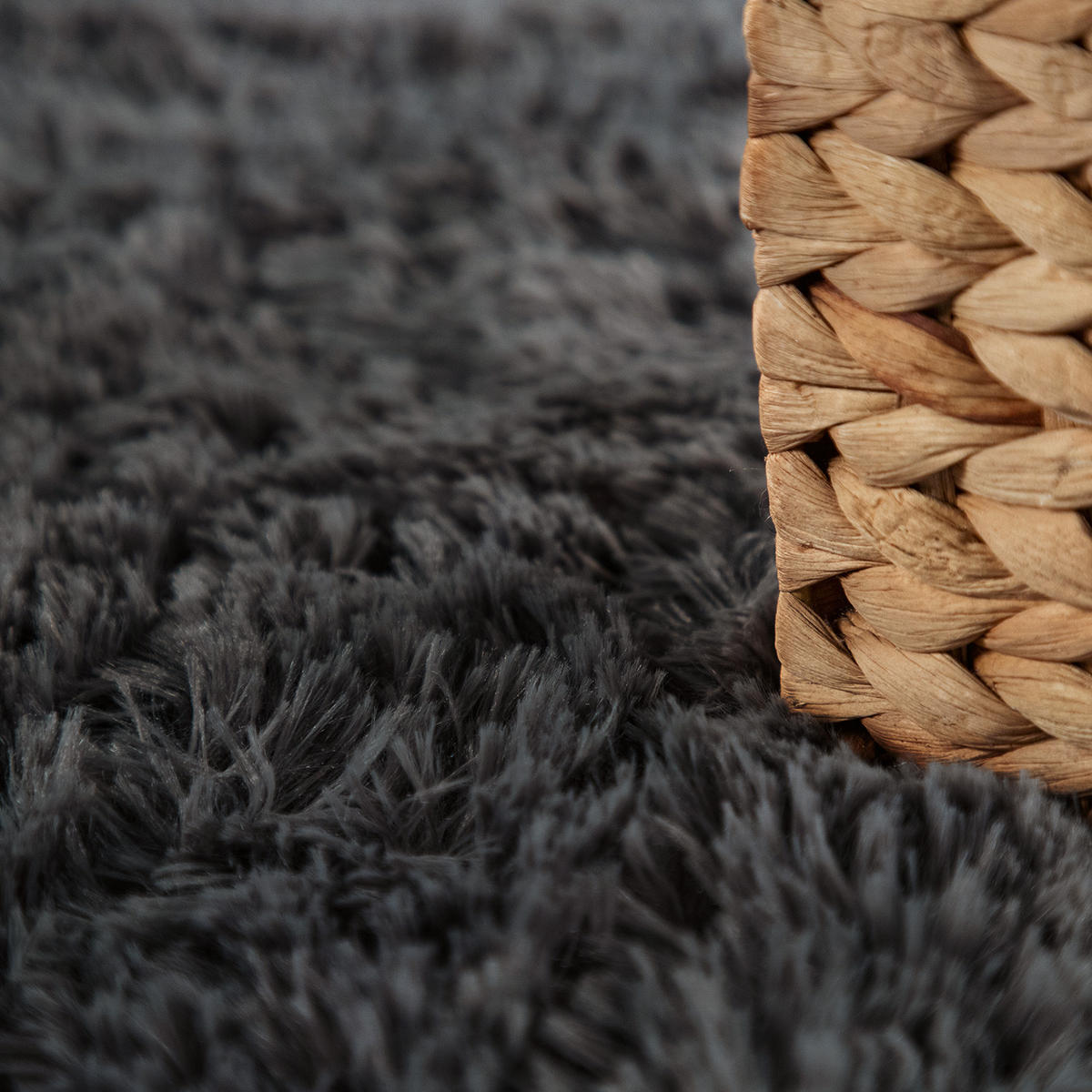 HOCHFLORTEPPICH 80/150 cm Silky 591 - Anthrazit, Textil (80/150cm) - Paco Home