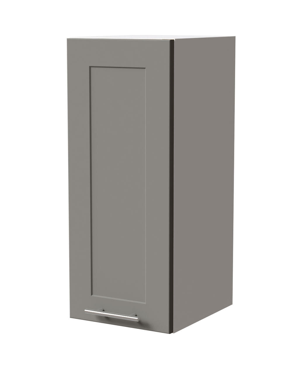 HÄNGESCHRANK Oslo W2/30 Weiß / Dust Grey Matt 30 / 32,5 / 72cm - Weiß/Grau, Holz/Holzwerkstoff (30/72/32.5cm) - Feldmann-Wohnen