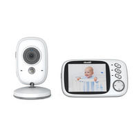 BABYPHONE Polaris+ Kamera 3,2" weiß IPS LCD Display Temperatursensor Alarm - Weiß, Kunststoff - Chipolino