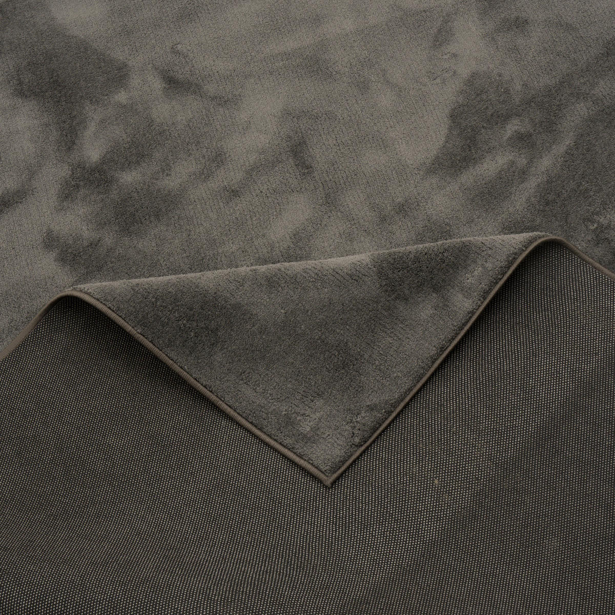 LUXUS SUPER SOFT HOCHFLOR LANGFLOR TEPPICH LÄUFER DELUXE - Anthrazit, Textil (80/320cm) - Snapstyle