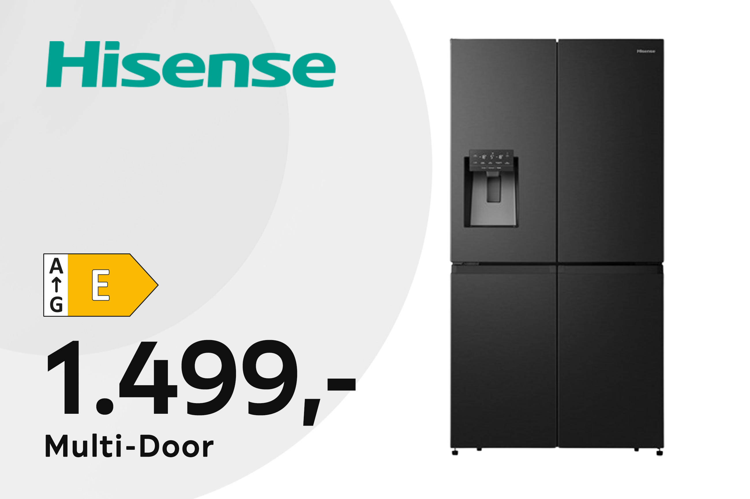Multi-Door HISENSE 1.499,- EEK: E