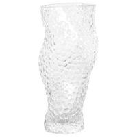 BLUMENVASE Glas transparent Elatos - Transparent, Glas (23cm) - Beliani