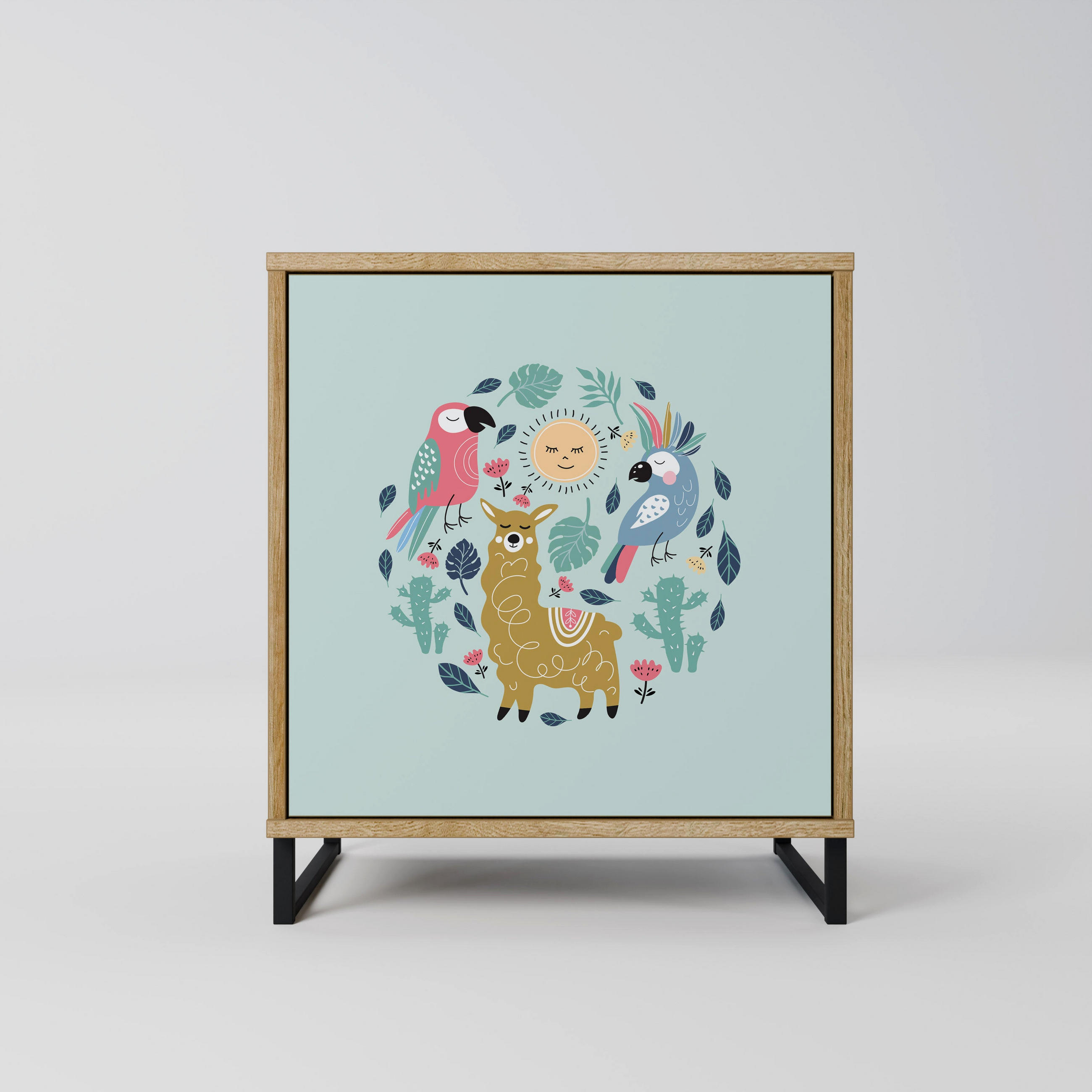 SpaceRebels Sideboard Eiche 57.5x67.5x42 cm