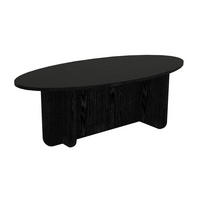 COUCHTISCH Luminous Schwarz Holzoptik 120x60 cm - Schwarz, Holzwerkstoff (60/120/40cm) - moebel17