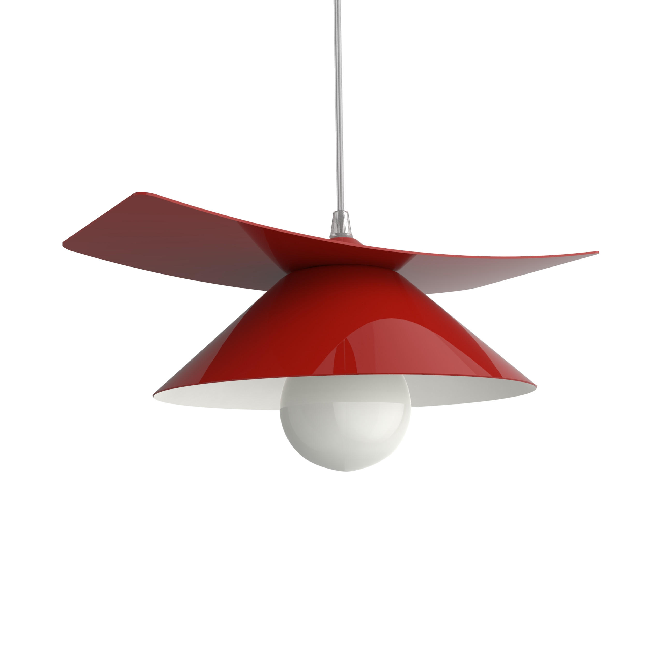Lumicom Hängeleuchte Rot 34x10x25 cm