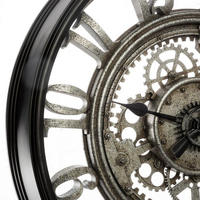 WANDUHR im Loft-Stil Meca 51/7,5/51 cm - Grau, Kunststoff (7.5/51/51cm) - Atmosphera Createur d´interieur