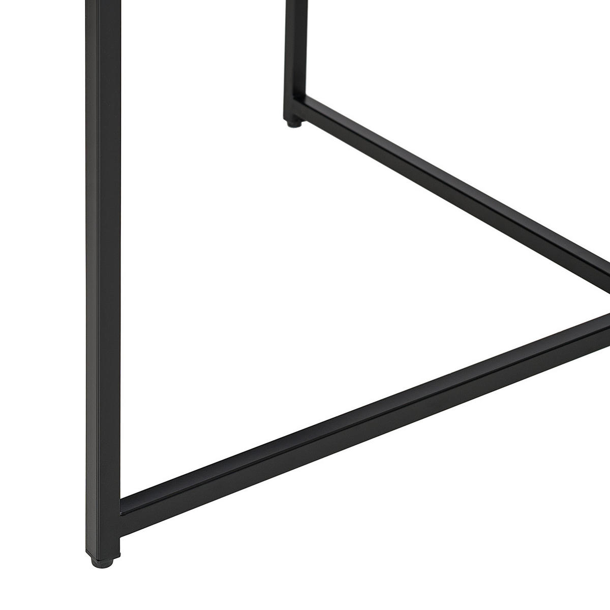 ESSTISCH - Rund - Matt Weiß / Schwarz - Schwarz/Weiß, Holzwerkstoff/Metall (120/120/76cm) - home24