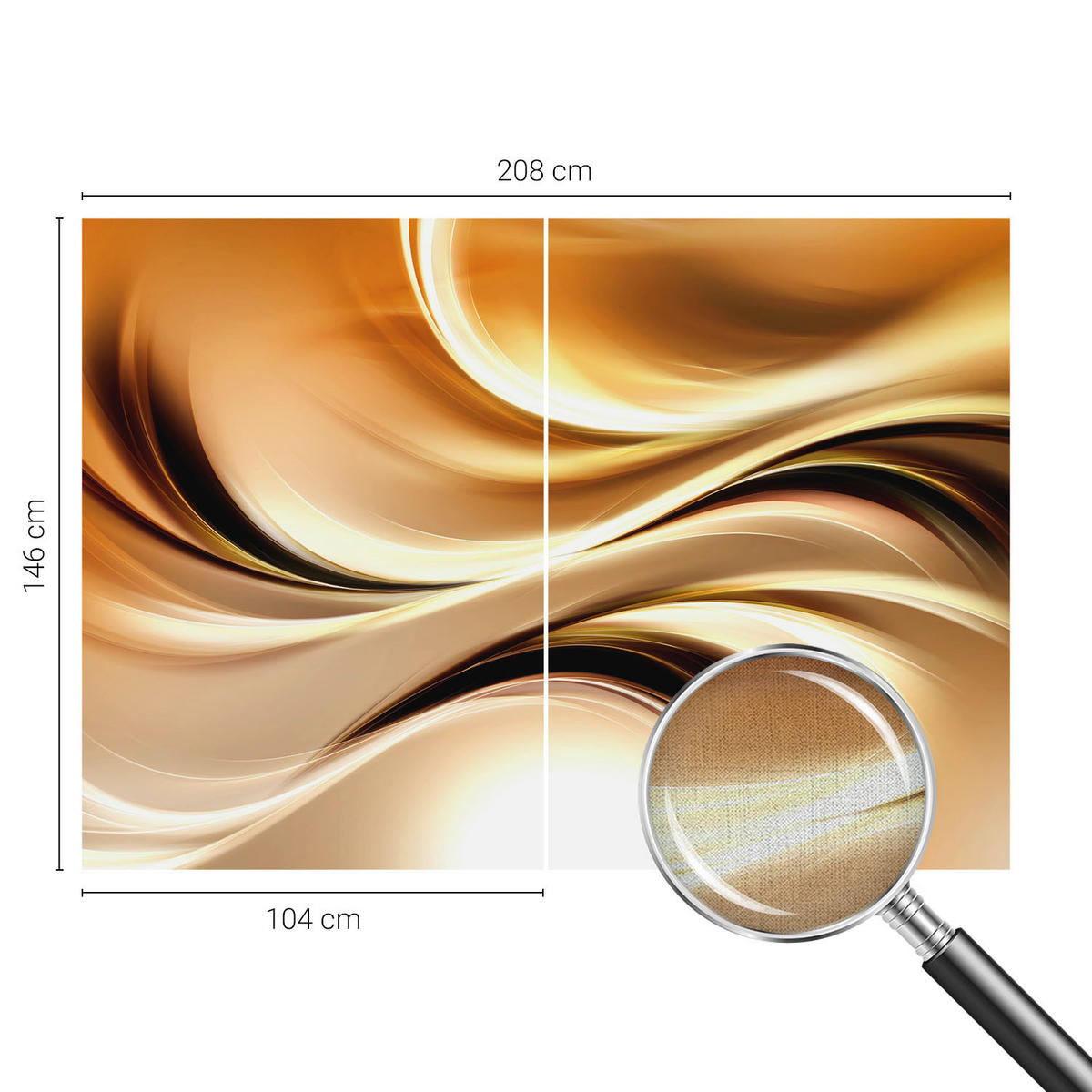 FOTOTAPETE 208x146 cm - Flüssigkeitsleitungen - Schwarz, Textil (208/146cm) - Wallfluent