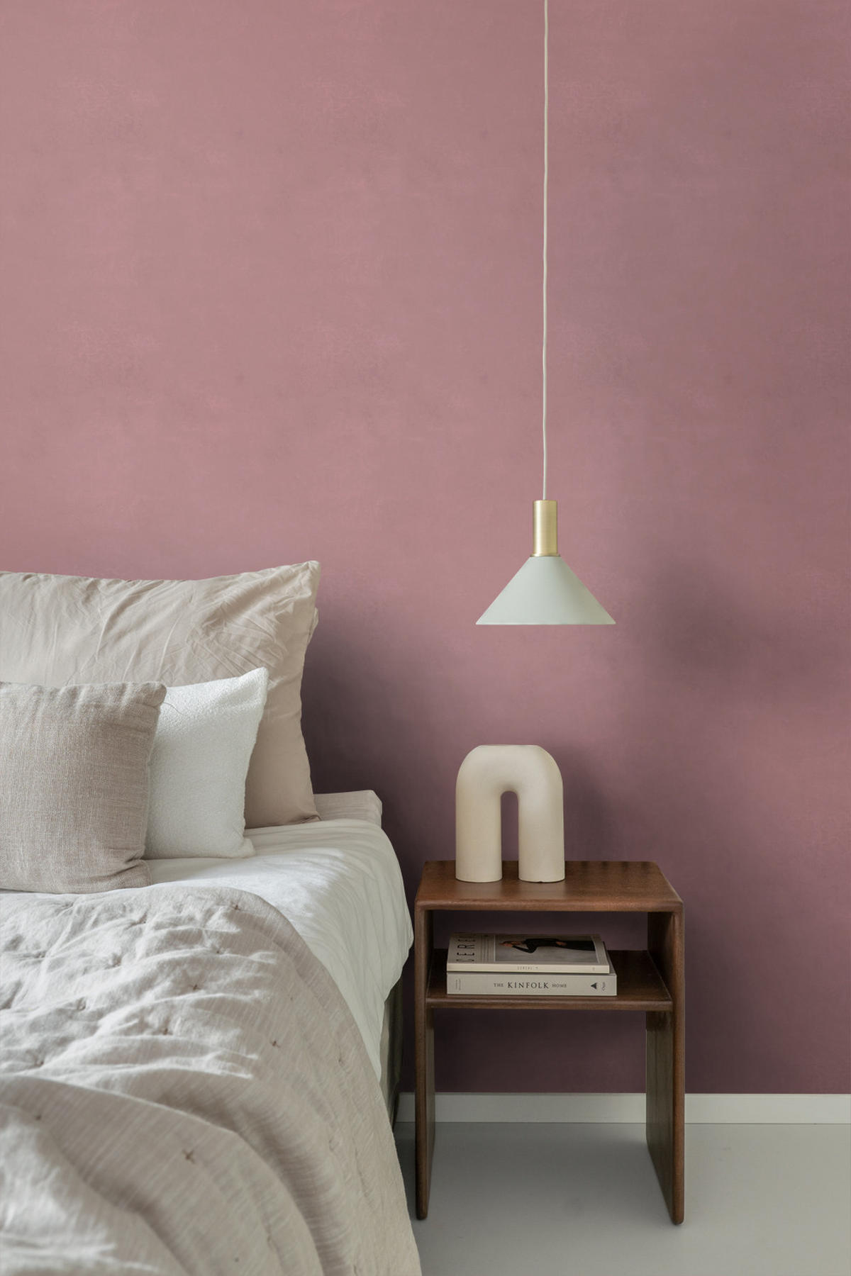 TAPETE Lehmputz 50 x 900 cm - Lila, Papier (50/900cm) - Origin Wallcoverings