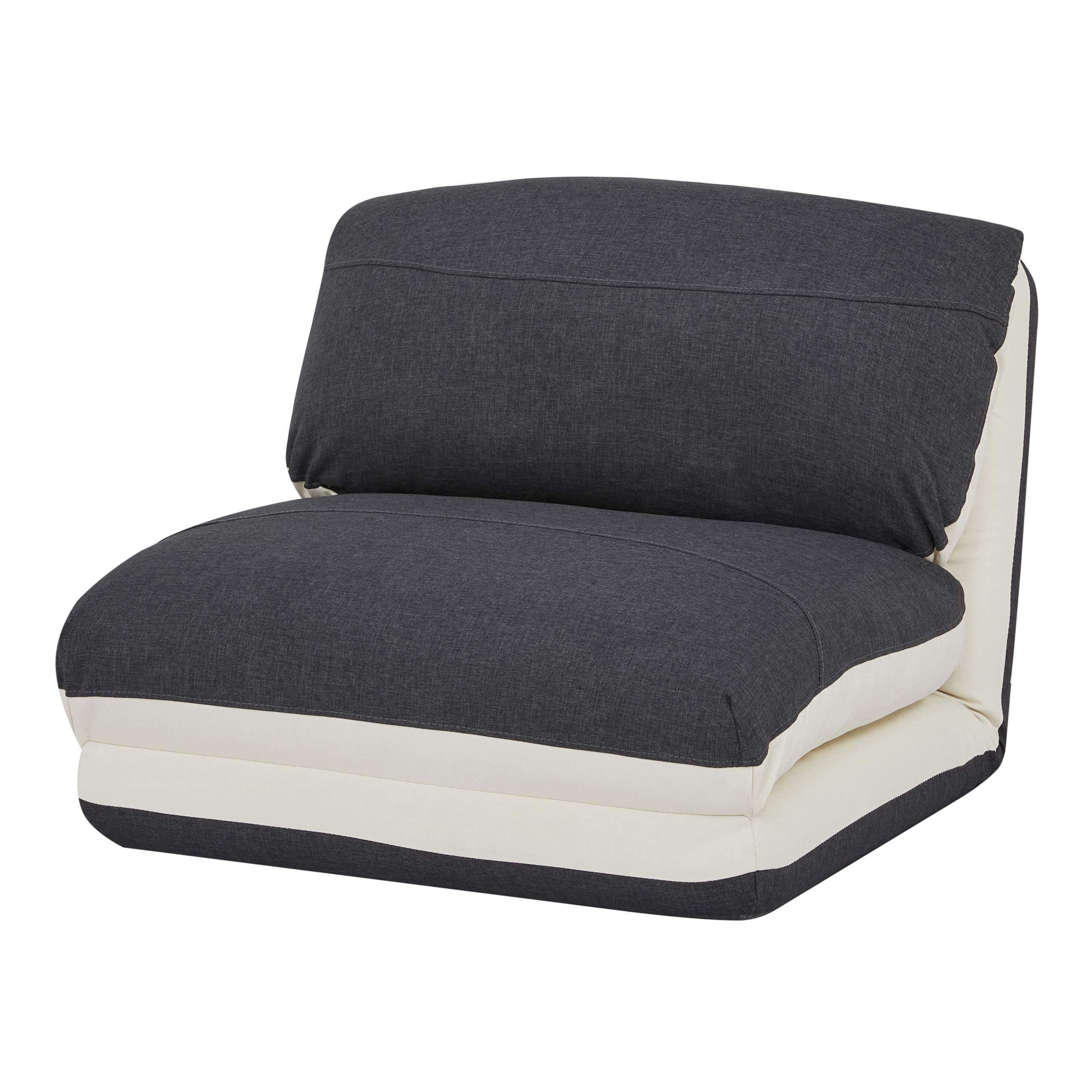 SCHLAFSESSEL Beige, Schwarz - Beige/Schwarz, Textil (75/60/75cm) - MCW