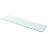 WANDBOARD 100/25/0,8 cm aus Glas Transparent - Transparent, Glas (100/0.8/25cm) - vidaXL