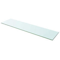 WANDBOARD 100/25/0,8 cm aus Glas Transparent - Transparent, Glas (100/0.8/25cm) - vidaXL