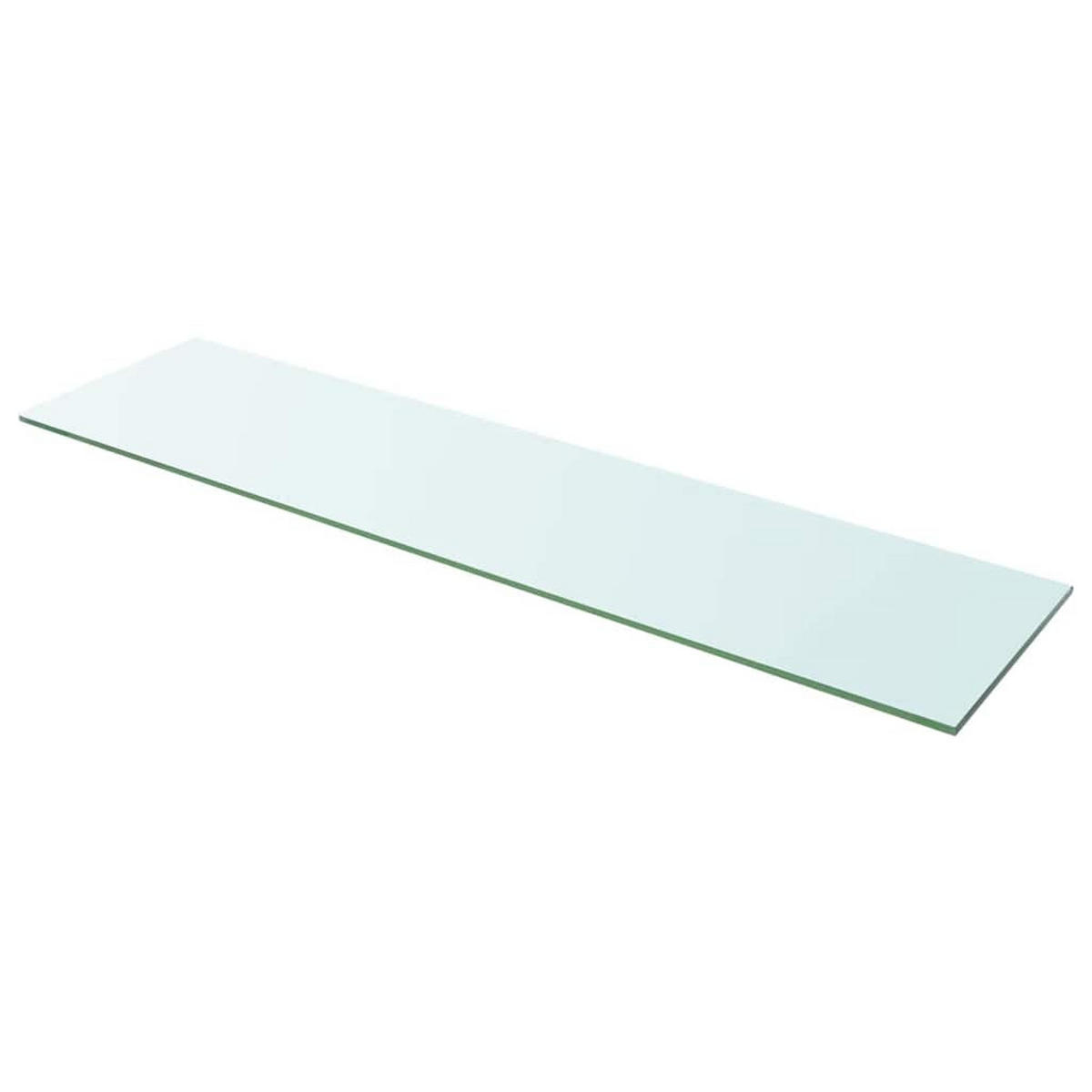 WANDBOARD 100/25/0,8 cm aus Glas Transparent - Transparent, Glas (100/0.8/25cm) - vidaXL
