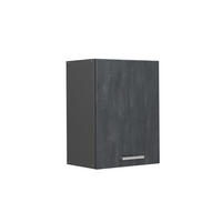 HÄNGESCHRANK R-Line Schwarz Beton 45 cm - Anthrazit/Schwarz, Holzwerkstoff (45/60/31cm) - Vicco
