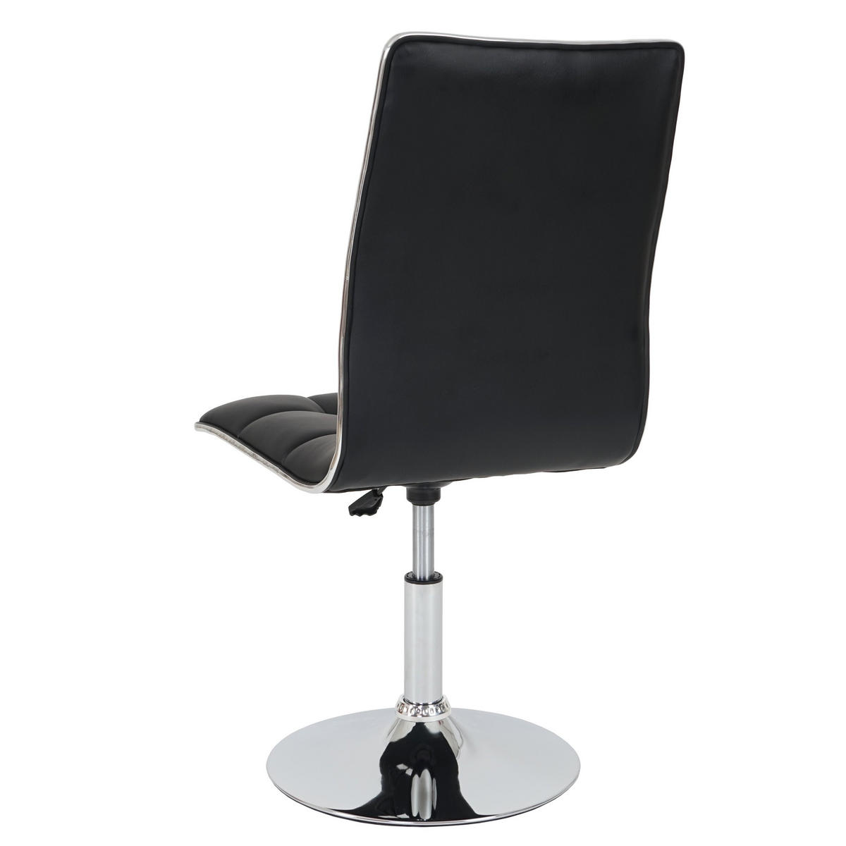 ESSZIMMERSTUHL 2er-Set 103x43x54cm Sitzhöhe 41cm Kunstleder Schwarz - Schwarz, Kunststoff (43/103/54cm) - CHEFGASTRO