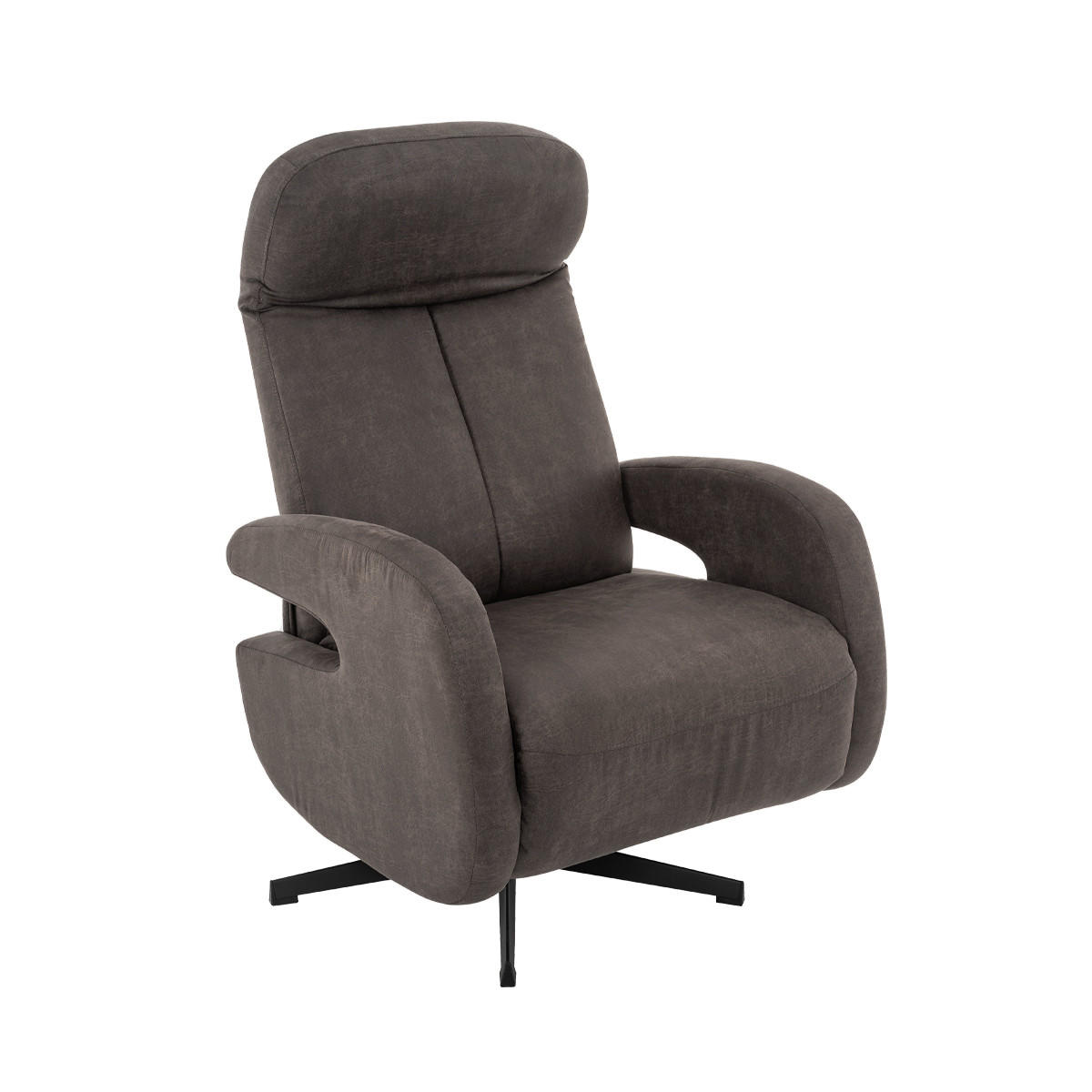 SESSEL Esbjerg - Gray - 73/86/114 cm - Grau, Textil (73/114/86cm) - LABEL51