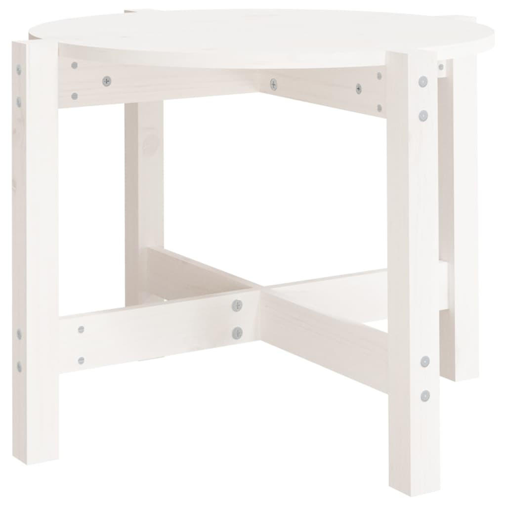 furnicato Couchtisch Weiß 62.5x45x62.5 cm