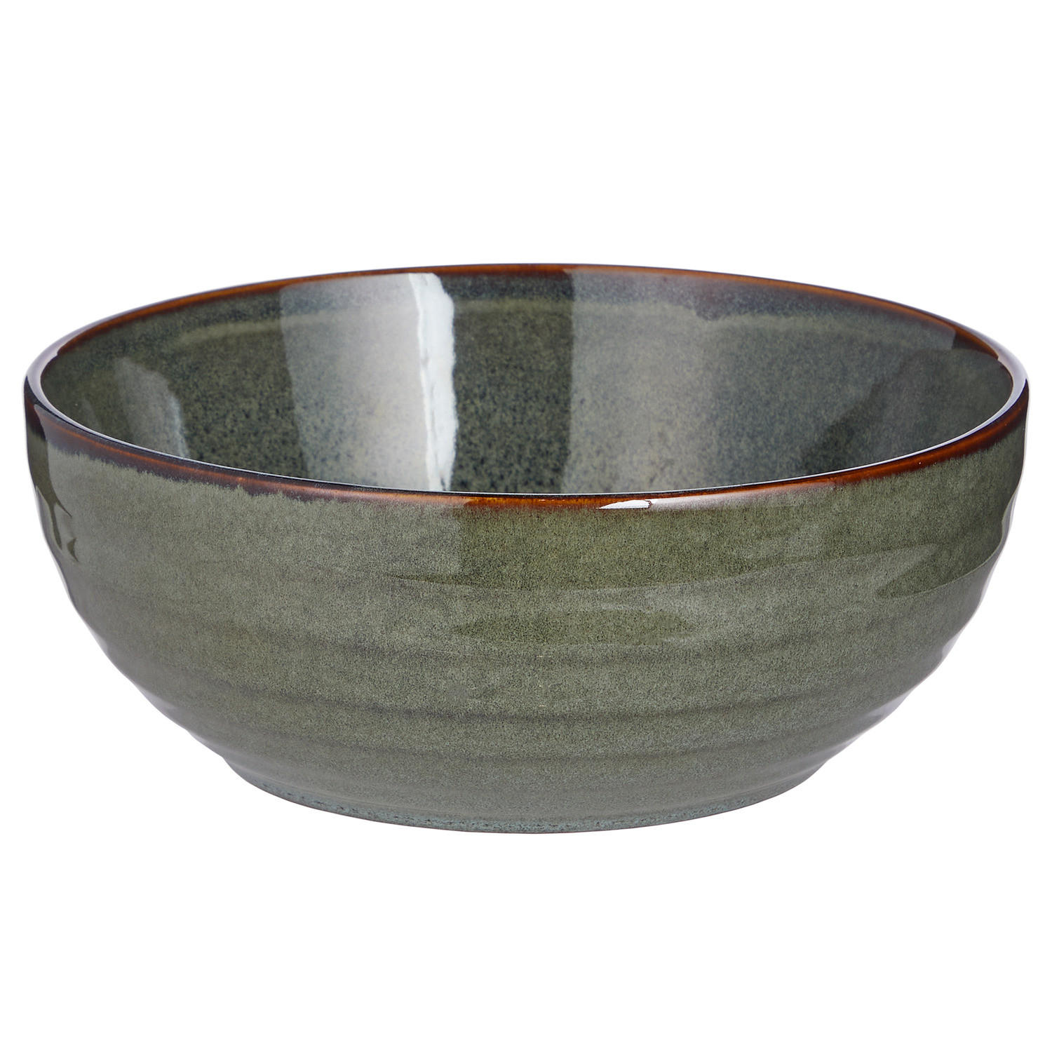 SCHÜSSEL Poke 950 ml - Braun/Grün, Keramik (1/1/1cm) - Butlers