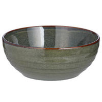 SCHÜSSEL Poke 950 ml - Braun/Grün, Keramik (1/1/1cm) - Butlers