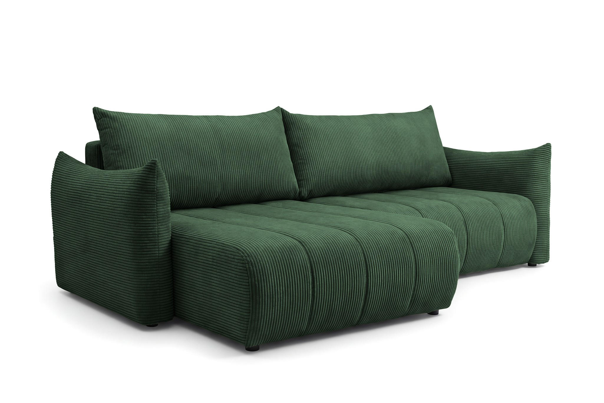 Fun Möbel Ecksofa Grün 260x154 cm