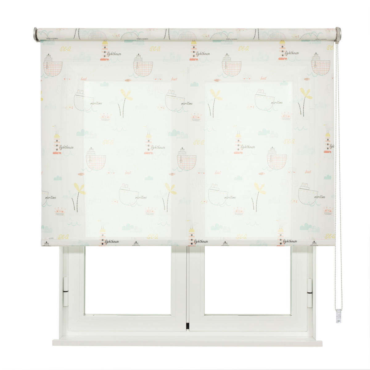 SEITENZUGROLLO lichtdurchlässig Sailor - Weiß, Textil (165/250/250cm) - VIEWTEX