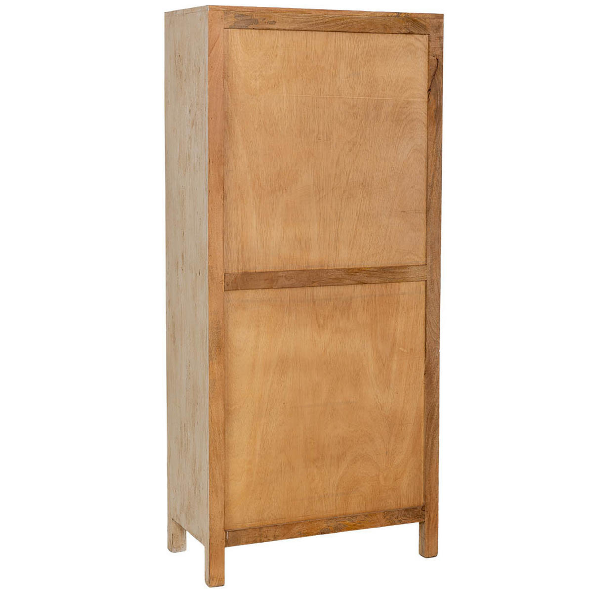 VITRINE aus holz 80x40x180cm - Beige, Holz (80/180/40cm) - Wanderlust