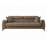3-SITZER SOFA Regina Braun - Braun, Holzwerkstoff/Kunststoff (233/85/95cm)