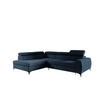 ECKSOFA Toronto - Blau, Holzwerkstoff/Textil (270/200cm) - Fun Möbel
