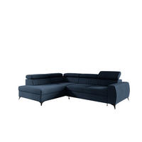 ECKSOFA Toronto - Blau, Holzwerkstoff/Textil (270/200cm) - Fun Möbel