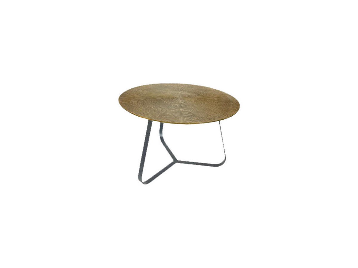 COUCHTISCH Anna Metall 60 cm / 60 cm Gold - Goldfarben, Metall (60/60/40cm)