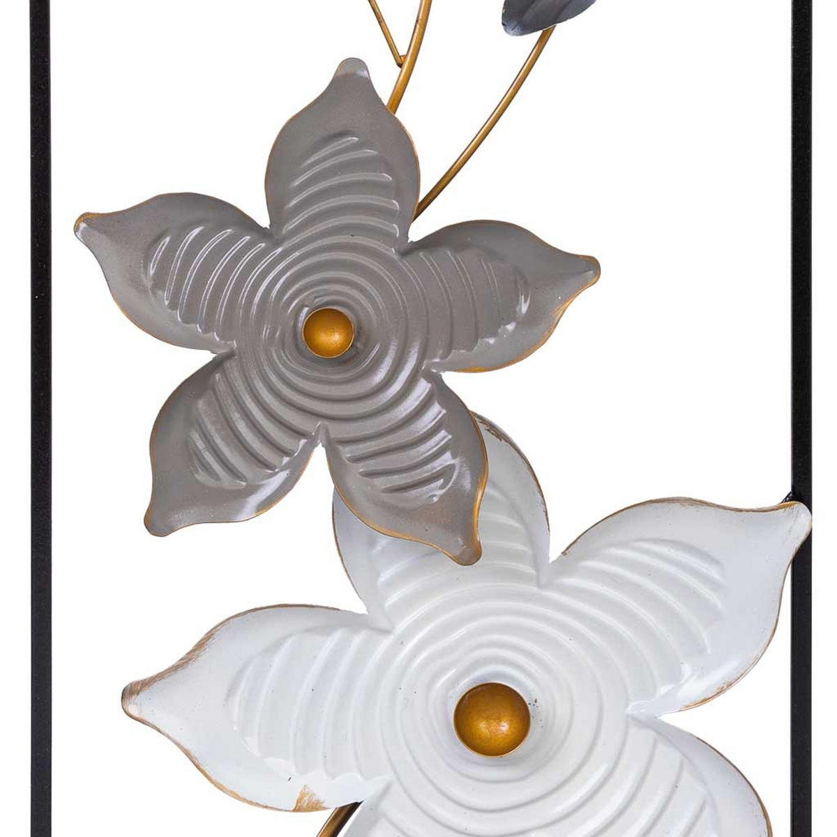 WANDDEKO-OBJEKT aus Metall, 31x90x4cm - Multicolor, Metall (31.1/3.8/89.5cm) - Wanderlust