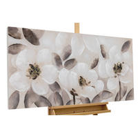 OLEJOMAĽBA 120/60 cm, More a pláž - hnedá/béžová, drevo/textil (120/60cm) - KUNSTLOFT