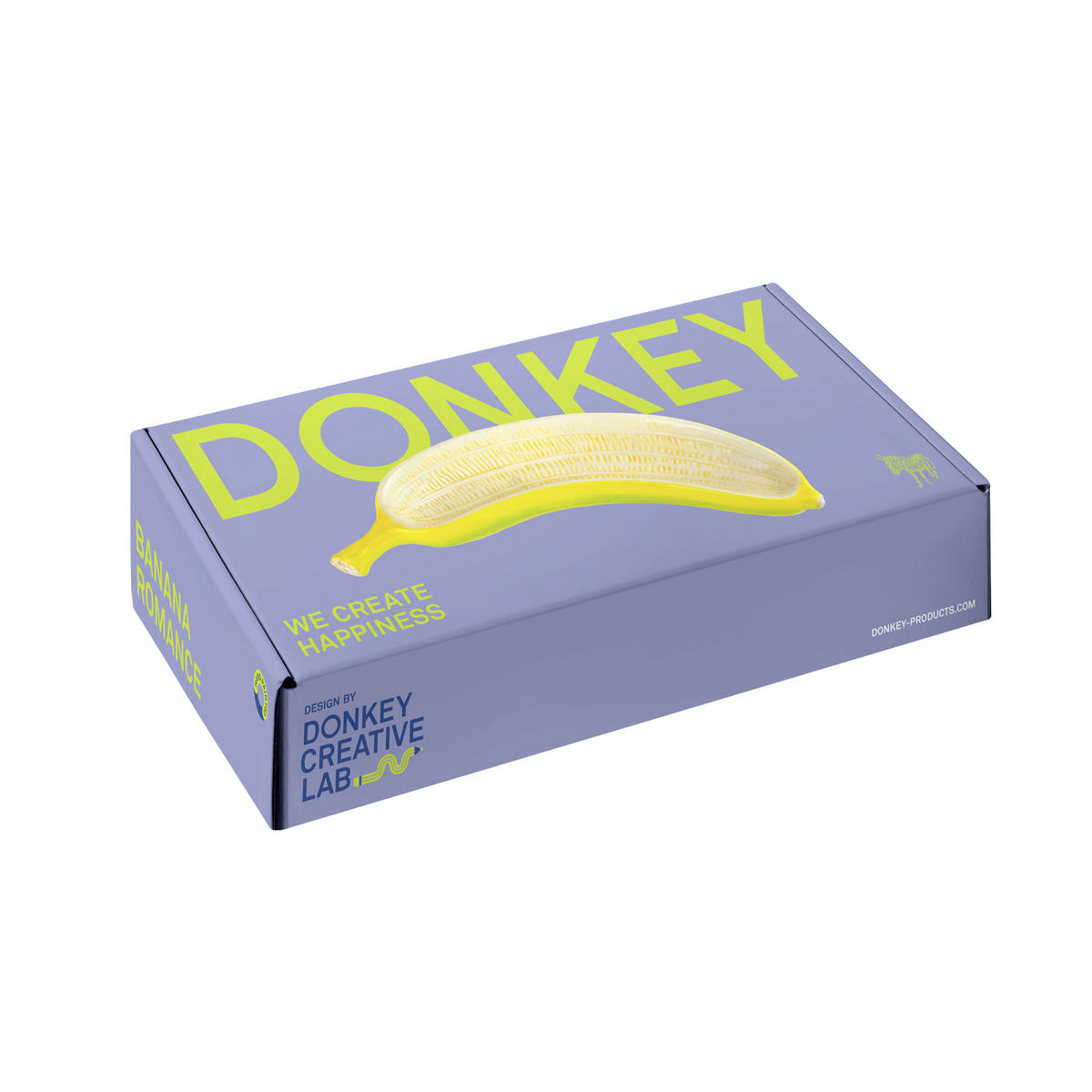 DEKOSCHALE Banana Romance, Dolomit, Gelb, 25 x 8 x 5.5 cm - Gelb, Keramik (5.5cm)