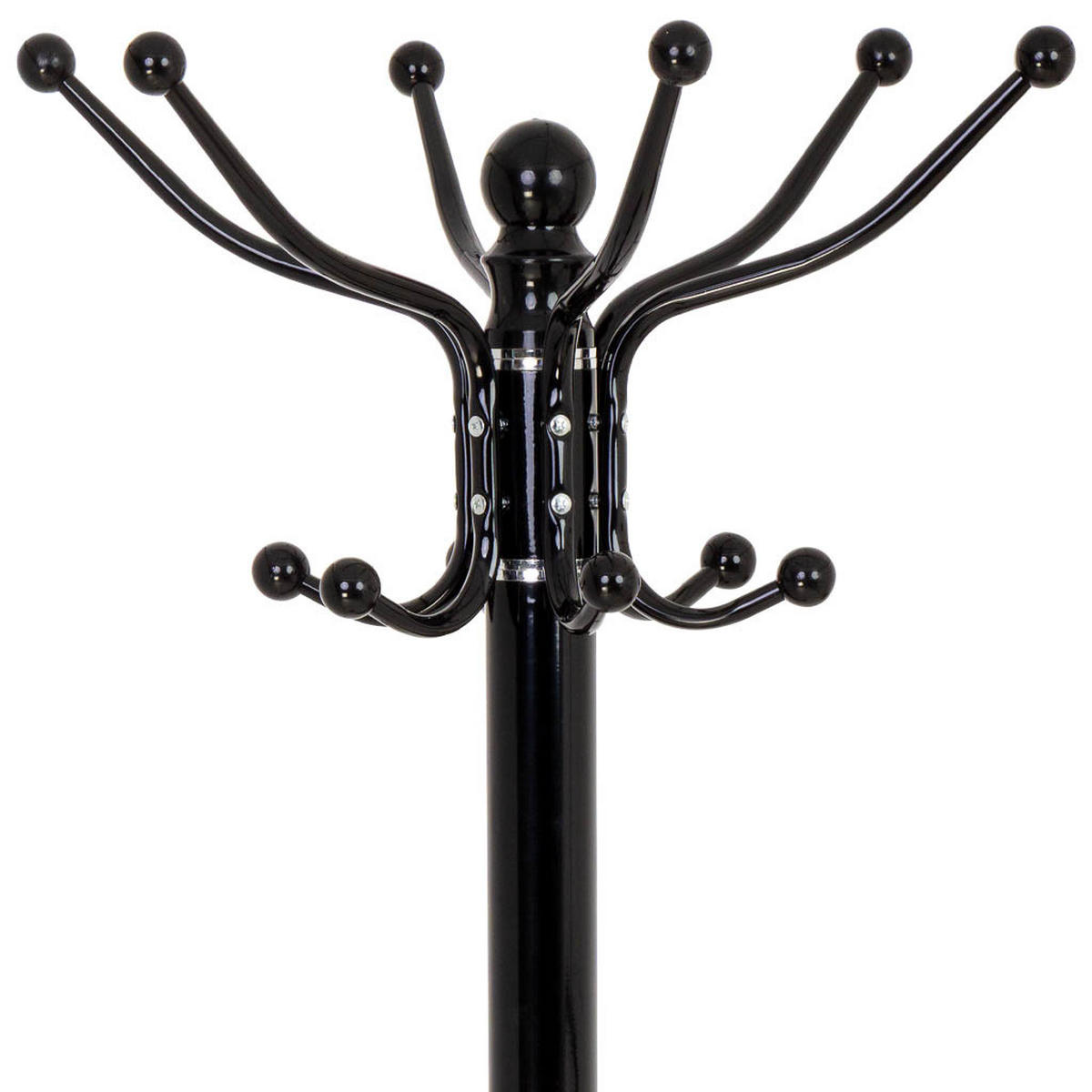 GARDEROBE aus metall 36x173cm - Schwarz, Metall (36/173/36cm) - Wanderlust