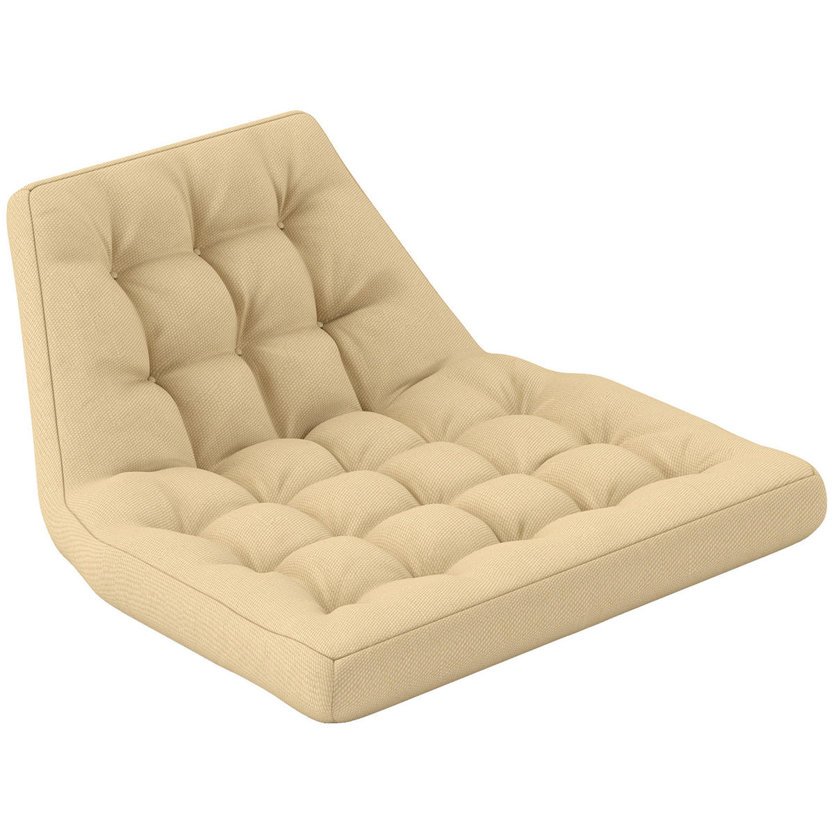 SITZKISSEN für Hängekorb, Beige - Beige, Kunststoff (100/8/120cm) - Outsunny