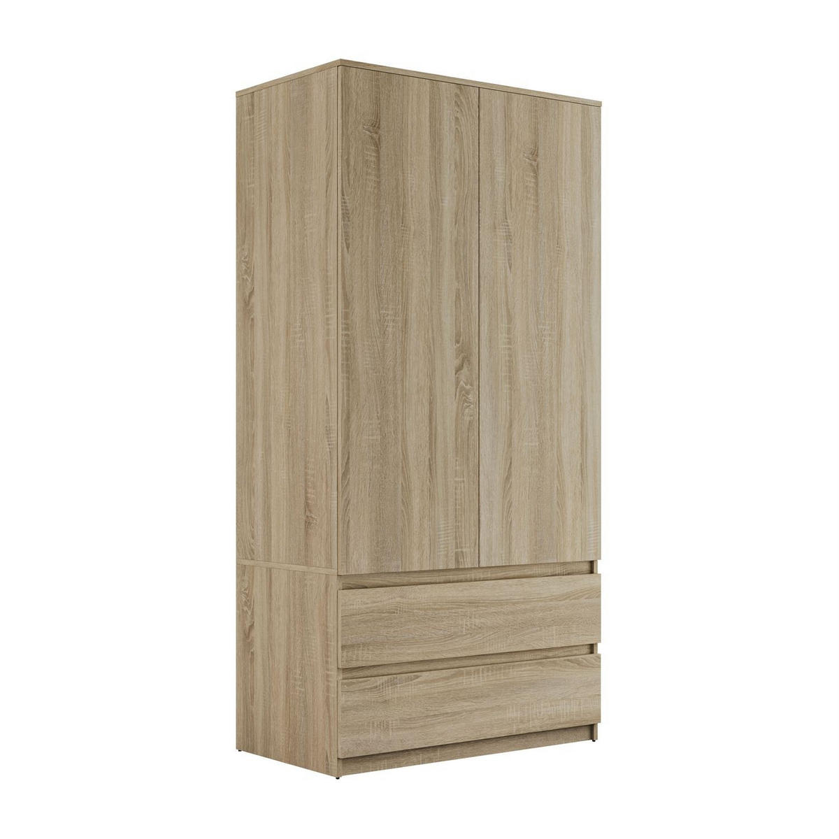 SCHRANK HANA SS-90 Sonoma Eiche - Sonoma Eiche, Holzwerkstoff (90/180/50cm) - Lookway