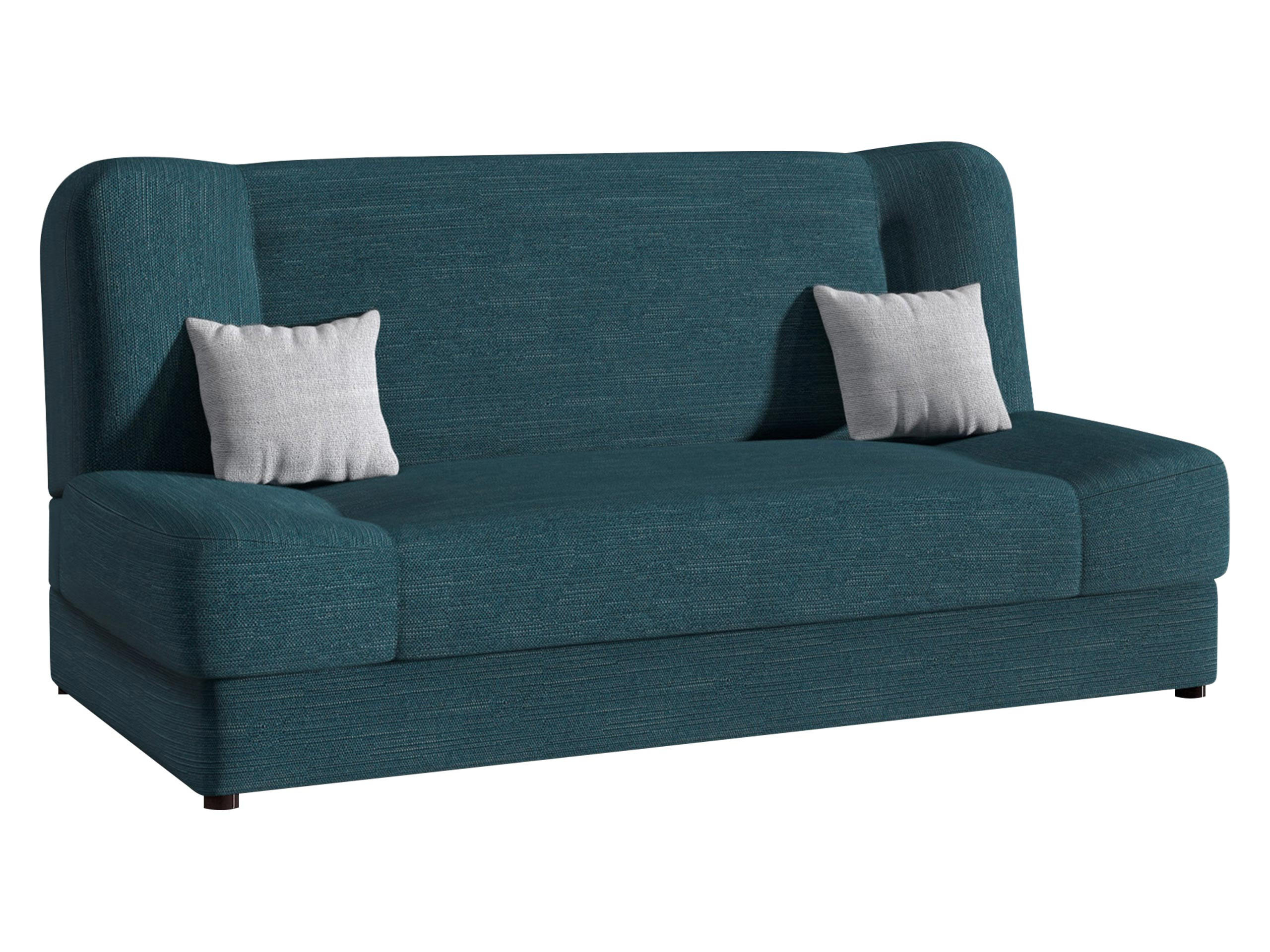 SCHLAFSOFA Jonas Premium - Türkis, Holz/Textil (195/86/87cm)