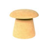 HOCKER Mushroom Gelb 39.5/39.5/37 cm - Gelb, Textil (39.5/37/39.5cm) - Leitmotiv