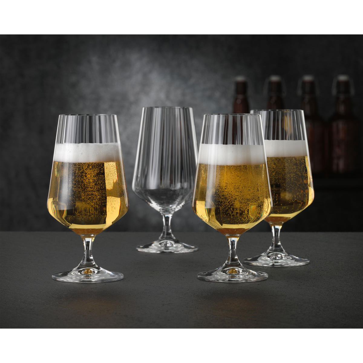BIERGLÄSER Celebration transparent 380 ml 4er Set - Transparent, Glas (0.38L) - Nachtmann