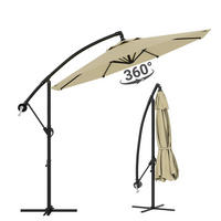 AMPELSCHIRM 300 cm beige - Beige, Metall (300/300cm) - CLTYQ
