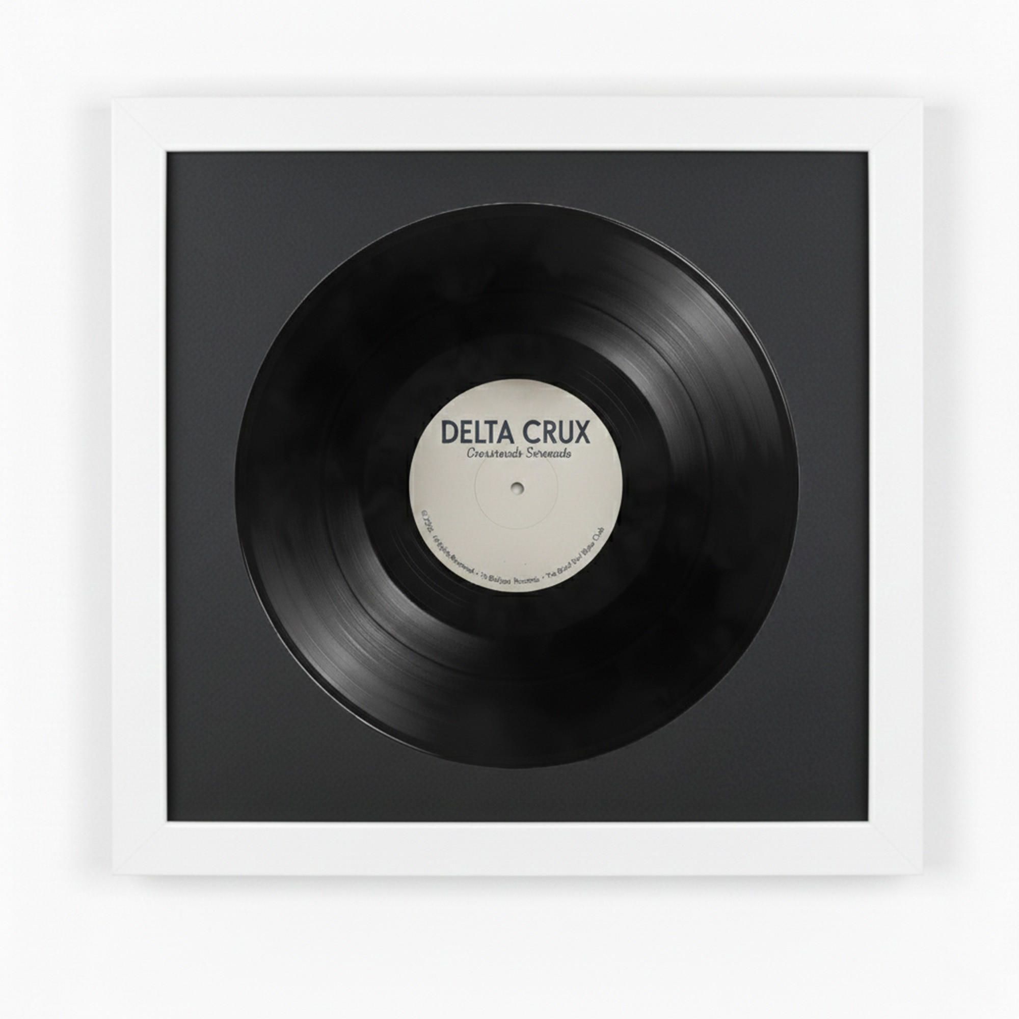 SCHALLPLATTEN BILDERRAHMEN 40/40 2er Set - Weiß, Holz (40/40cm) - K-Möbel