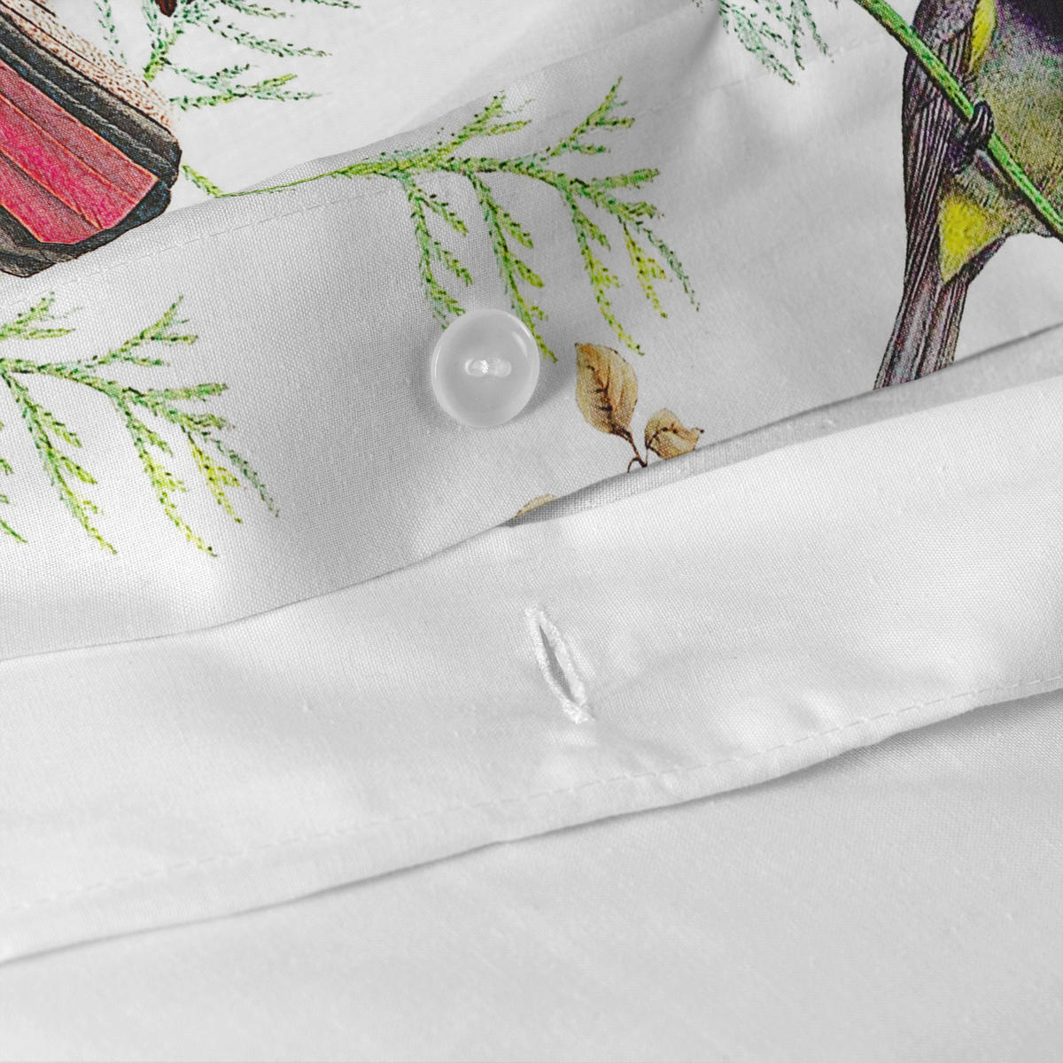BETTBEZUG birds of paradise 220x220 cm (komfortgrösse) mehrfarbig - Multicolor, Textil (220/220cm) - Happy Friday