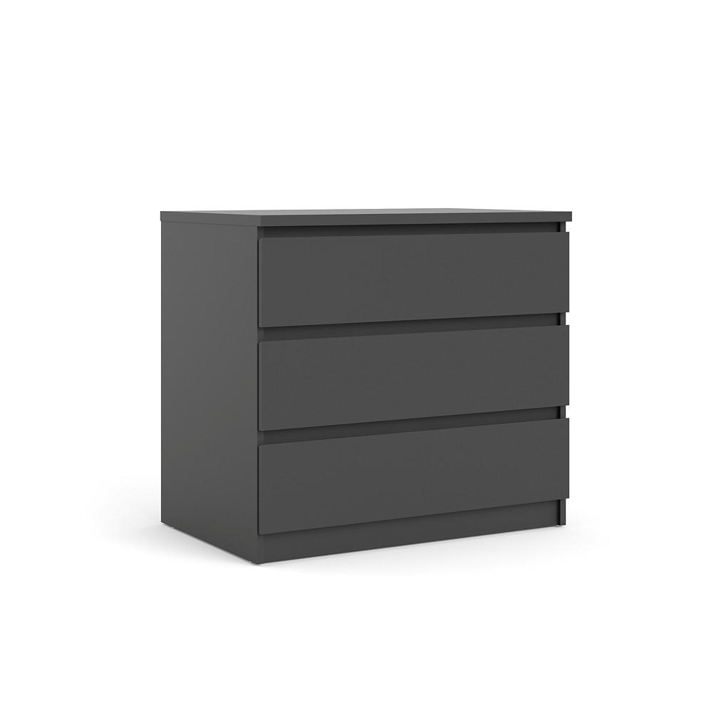 KOMMODE Schwarz - Schwarz, Holzwerkstoff (77/70/50cm) - ebuy24