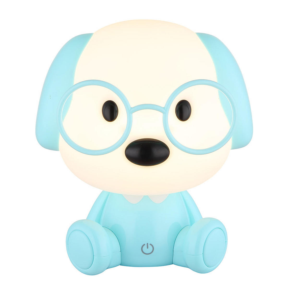 LED TISCHLEUCHTE Puppy Blau - Blau, Kunststoff (18/15/20cm) - Globo Lighting